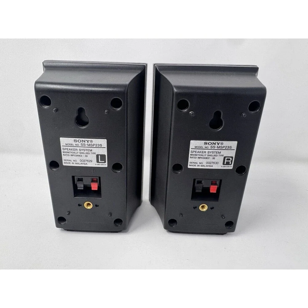 Sony SS-MSP23S Surround Sound Speakers Pair Black